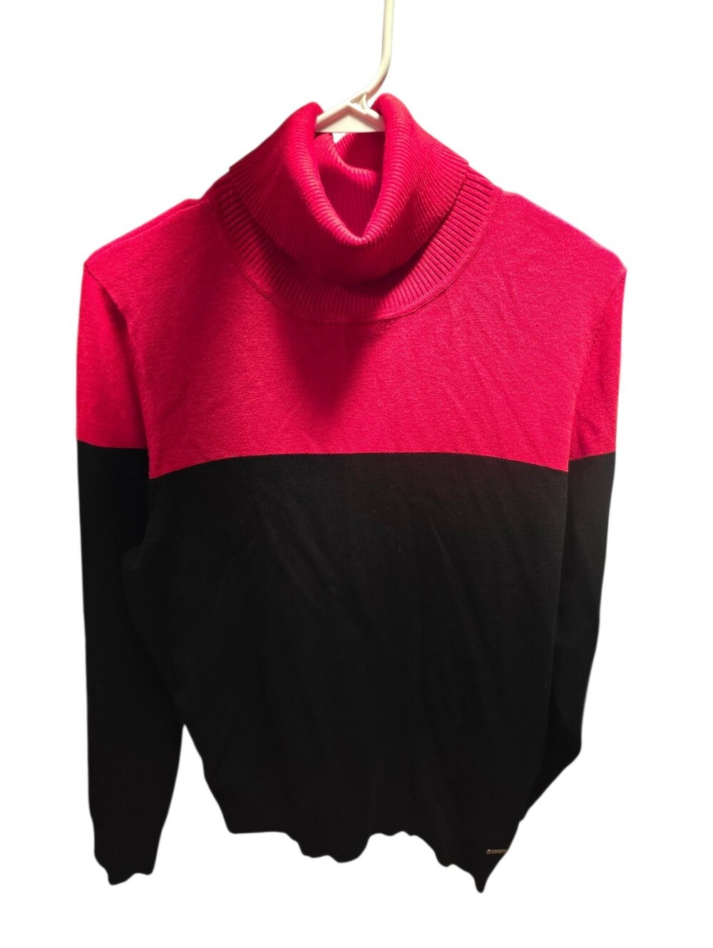 Women’s Colorblock Turtleneck Sweater